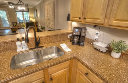 Helen Condo | 2 Master Suites on the River! Easy walk to everything Helen has to offer!