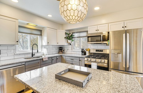 Central Colorado Springs House | 2 Mi to Downtown Colorado Springs: Apt w/Grill!
