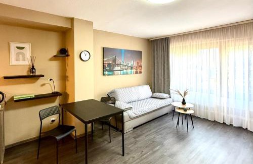 Wiesbaden Apartment | 2-Modernes 1-Raum Apartment in Wiesbaden,ruhig und mit Terrasse