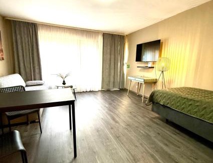 Wiesbaden Apartment | 2-Modernes 1-Raum Apartment in Wiesbaden,ruhig und mit Terrasse