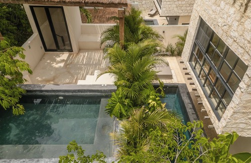 Tulum City Center Villa | 2 Pools, Rooftop Jacuzzi, Guesthouse, BBQ, Near Tulum Beach