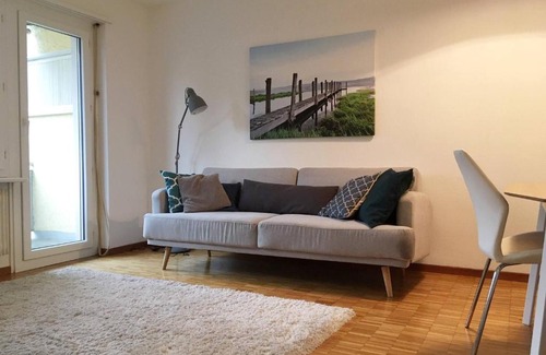 St. Gallen Apartment | 2 rooms with balcony, central, quiet location