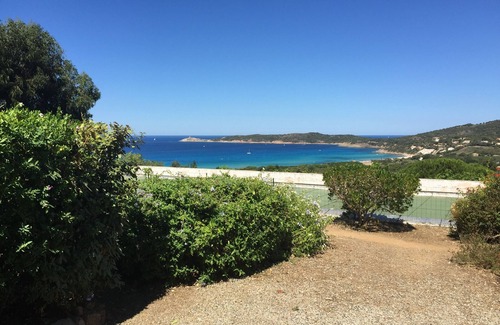 Cargese Apartment | 2 rooms with sea view Garden apartment in luxury residence with pool