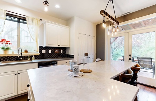 West Haven-Sylvan House | 2-story home near downtown with private hot tub, streaming, firepit, deck, & W/D