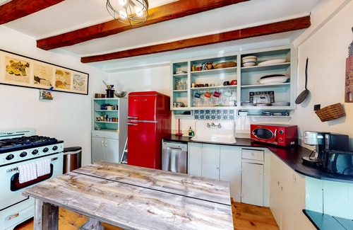 Chestertown House | 2-Story Home w/Pond Views, Gas Grill, Fire Pit, Washer/Dryer, and Partial A/C