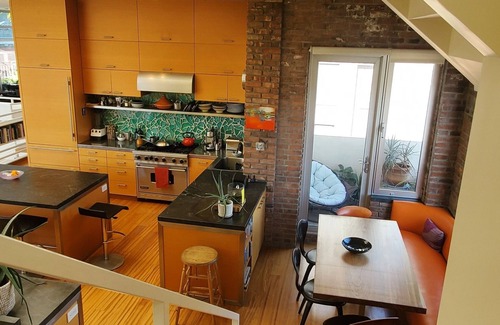 SoHo Apartment | 2 story Penthouse with incredible light, 26' ceilings & great outdoor space