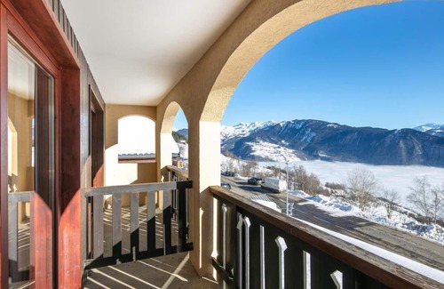 Doucy-Combelouviere Apartment | 200m from ski slopes, terrace, balcony, parking, tv, ski locker, 32m², Valmorel