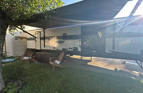 Virginia Beach House | 2024 Forest Rive Salem 36 foot camper To book this you need a campsite
