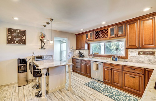 East Shore House | 25 Mi to Powder Ridge Mtn Park: Home w/Hot Tub!