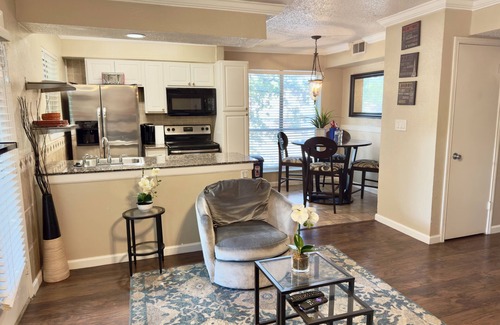 Irving Apartment | 25% Off I02 - DFW Modern Condo 2BD1BA near Airport & Medical