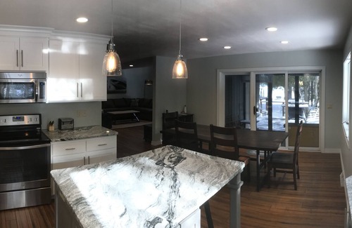Baileys Harbor House | 250' RELAXING WATERFRONT SPACIOUS REMODEL & WALKING TO SAND BEACH NEW FIREPLACE