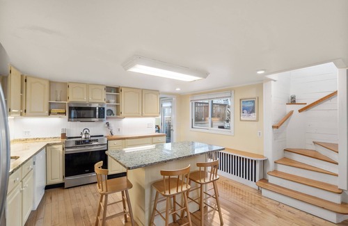 Gloucester House | 2BR/2BA Harborside Home · Fenced Backyard · Ocean View ·Walk to Rocky Neck+Beach