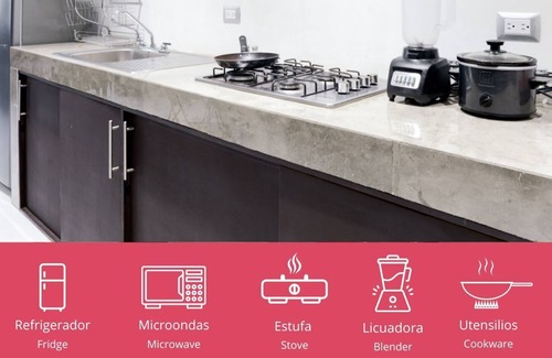 Monterrey House | 2BR + 2BA | Modern & equipped house | Mitras Norte