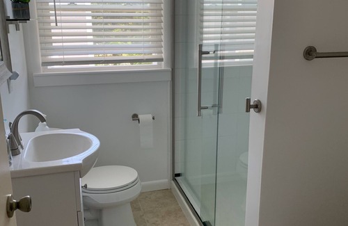 Barnegat Light Apartment | 2nd in from the Ocean with Bikes and Beach Chairs.