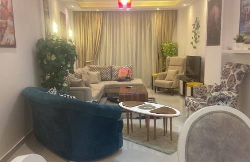 New Cairo House | 3-bedroom apartment in midtown new cairo compound with WiFi, AC