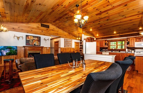 Helmsburg Cabin | 3 BR, 2 BA Log Cabin