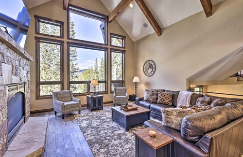 Fairways House | 3 Fireplaces and Mtn View Luxe Home in Breckenridge