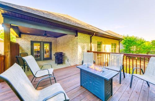 Auburn - Opelika House | 3 Mi to Campus Auburn Home with Deck and Fire Pit