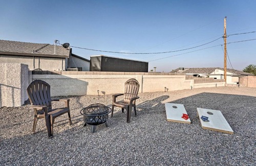 Lake Havasu City House | 3 Mi to Water Lake Havasu Gem with Fire Pit and Grill
