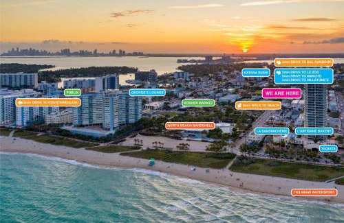 North Beach Apartment | 3 Minute Walk to Miami Beach Family and Pet Friendly Apartment