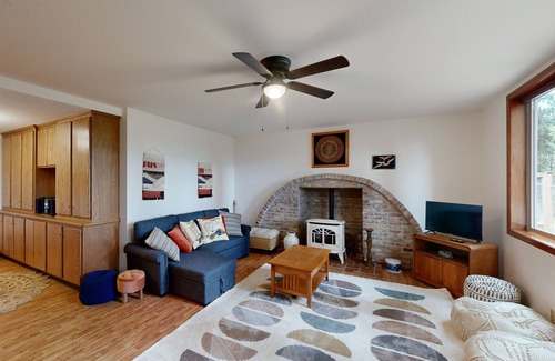 North Bend House | 3-story home with private deck, bar/entertainment room, & W/D