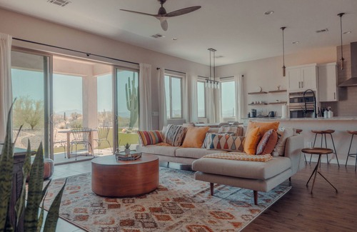 Rio Verde Foothills Villa | 30 ft Saguaro Retreat -Unique Stargazing+ Desert Mountain Views