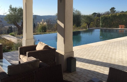 Montauroux Villa | 30 min from CANNES Contemporary property swimming pool overflow panoramic view