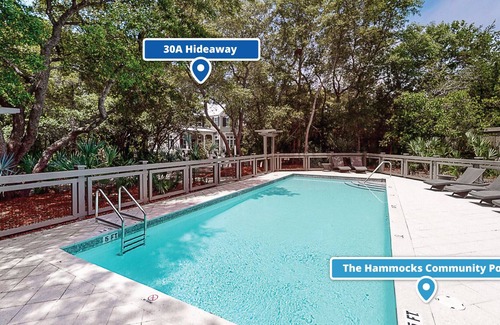 Hammocks of Seagrove House | 30A Hideaway - Gated community Seagrove Beach home with 2 community pools