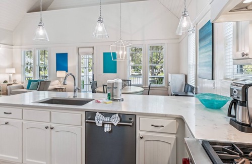 Cottage District House | 30A WaterColor Rental Steps to Pools, Beach Club, Shops, Restaurants + Bikes!