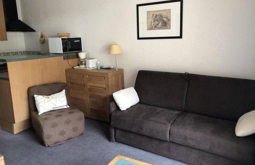 Eaux-Bonnes Apartment | 30m from ski slopes, 1st floor, view ski slopes, balcony, tv, 26m², Gourette