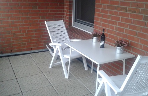 Dornum Apartment | 35m² apartment in penthouse style 12m² balcony/loggia - Sea view -