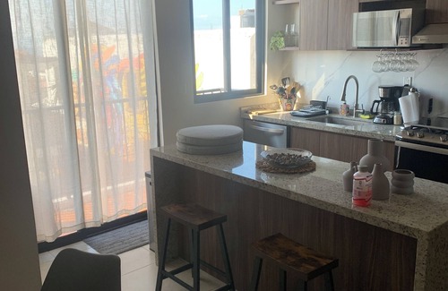 Puerto Vallarta Condo | 360 Rooftop Views, Charming, Modern, Quiet and steps to Shops and Entertainment!