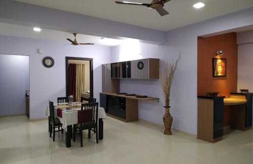 Bengaluru Apartment | 3Bhk Service Apartment with Kitchen Manyata tech Park Hebbal