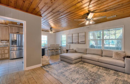 Yaupon Beach House | 3BR 1BA House, Game Room, Walk to Beach, Dog Friendly, Sleeps 7