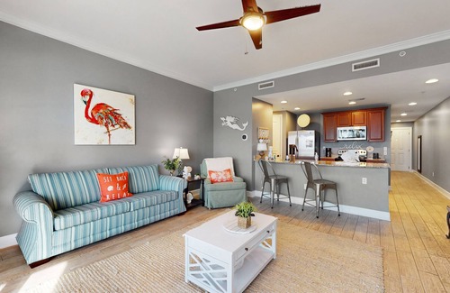 Upper Grand Lagoon Condo | 3rd-floor beach view condo with resort amenities, private balcony, W/D, & AC