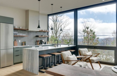 Mills River House | 3x Lux Glass Homes sleeps 12