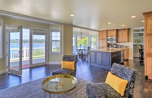 Retsil House | 4,200 Square Foot Beachfront Port Orchard Retreat!