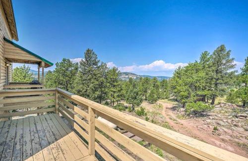 Florissant House | 4 Acres and Mtn Views Cabin with Deck in Florissant