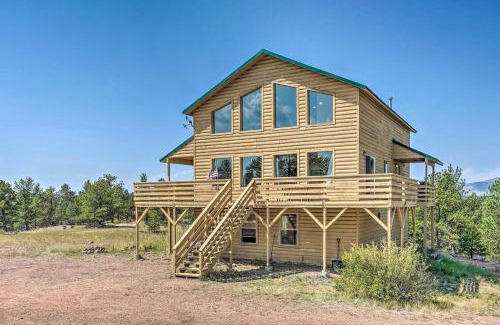 Florissant House | 4 Acres and Mtn Views Cabin with Deck in Florissant