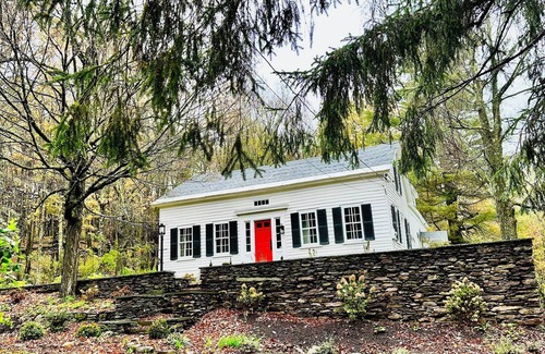Harpersfield House | 4-bedroom Greek Revival Farm house in Stamford with 100 Acres To Roam + Sauna