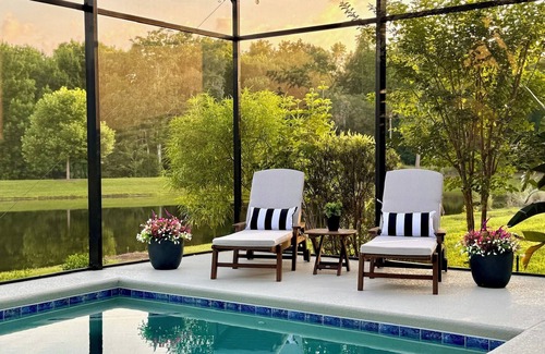 Wildwood House | 4 Bedroom Luxury Home w/Pool & Golf Cart in The Villages/Fantastic Location!