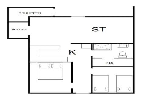 Falen House | 4 person holiday home in Hemmet-By Traum
