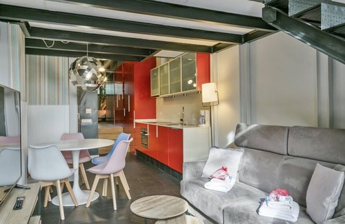 Les Corts Apartment | 40. Fútbol 1 Loft Apartment
