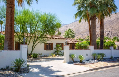 Tahquitz River Estates House | 4BR 3BA w. Saltwater Pool + EV Charger in Beautiful South Palm Springs!