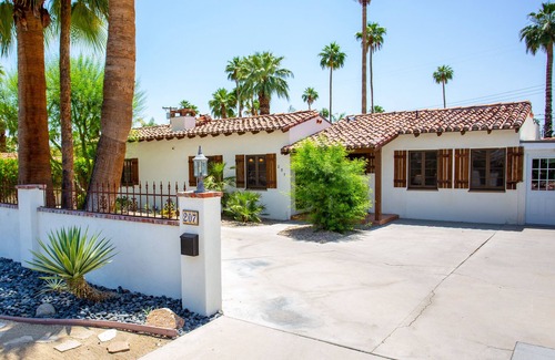 Tahquitz River Estates House | 4BR 3BA w. Saltwater Pool + EV Charger in Beautiful South Palm Springs!