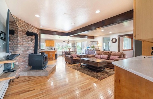 Colorado Springs House | 4BR 4BA multi-family with multiple outdoor & indoor living spaces, hot tub, BBQ.