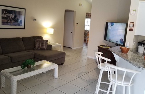 Indian Ridge House | 4br king master pool wifi minutes to disney, granite counters, tiled flooring