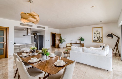 Playa Mujeres Apartment | 4th-floor resort apt with outdoor pools, pool spas, tennis, gym, & balcony