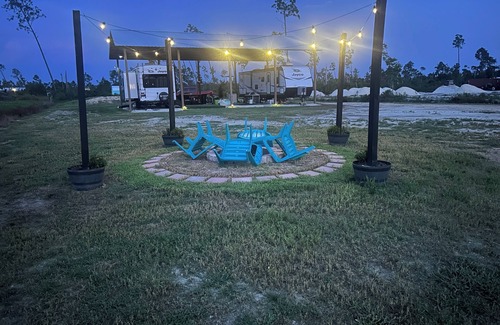Gulf County RV Rental | 5 miles from the beautiful GULF OF MEXICO! Secluded, private, family campsite!
