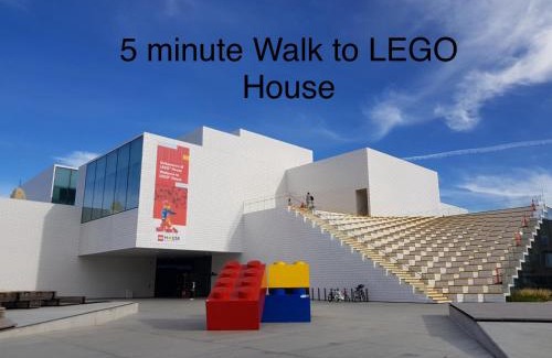Billund House | 5 minute walk to LEGO House - 50m2 apartment with garden/A unit